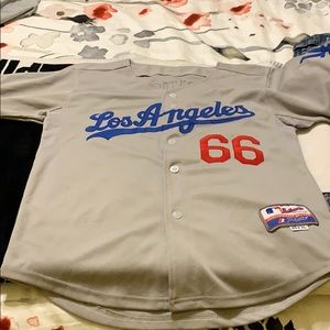 Dodgers jersey size XL in kids